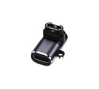 Adaptador USB C a Gar/Min 3Pack,90 Grados Cable Watch Cargador Tipo C Conector Compatible con Garmin