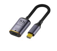 Adaptador USB C a HDMI 4K 8K 60HZ Cable USB Tipo-C a DP MiniDP 1.4 Convertidor VGA HDTV Adaptador Displayport, Compatible con MacBook, M2, M3, Air(F-C to M-miniDP 8K C)