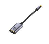 Adaptador USB C a HDMI 4K 8K 60HZ Cable USB Tipo-C a DP MiniDP 1.4 Convertidor VGA HDTV Adaptador Displayport, Compatible con MacBook, M2, M3, Air(M-C to F-miniDP 8K C)