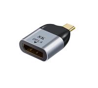 Adaptador USB C a HDMI 4K 8K 60HZ Cable USB Tipo-C a DP MiniDP 1.4 Convertidor VGA HDTV Adaptador Displayport, Compatible con MacBook, M2, M3, Air(M-C to F-DP 8K60HZ)