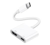 Adaptador USB C a HDMI, Adaptador Tipo C a HDMI Convertidor de Pantalla de Sincronización de audio y vídeo 4K HD Compatible con iPhone 15, iPad Pro, Samsung S24, MacBook Pro/Air, Huawei P40/P30, etc.