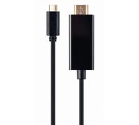 Adaptador USB-C a HDMI Gembird A-CM-HDMIM-02 4K 60Hz 2m Negro