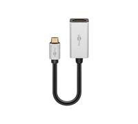 Adaptador USB-C a HDMI - GOOBAY - Conector USB-C - Espejo de audio y video - Negro