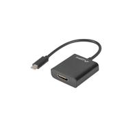 Adaptador USB-C a HDMI Lanberg AD-UC-HD-01 1920x1200 Negro 0,15m