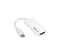 Adaptador USB-C a HDMI - STARTECH - 4K 60 Hz - Blanco - Compatible con MacBook y HP ENVY