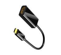 Adaptador USB C a HDTV 4K transparente que refleja la pantalla, interfaces multimedia altamente claras, transmisión de datos de alta velocidad