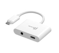 Adaptador USB C a Jack 3,5 mm J5CREATE JCA122-N Blanco Power Delivery