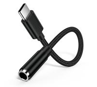 Adaptador USB C a jack, 3 5 mm jack a USB C adaptador de auriculares con chip DAC, adaptador de audio auxiliar tipo C para Samsung Galaxy S25/S24/S23 Ultra/A55/A35/A16/Note 20, iPhone 16/15/Pro Max