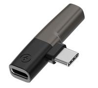 Adaptador USB C a Jack 3.5 mm y Carga 2 en 1, Adaptador de Auriculares USB Tipo C a Jack 3.5 mm, Compatible con iPhone16 15 Pro MAX/Galaxy Serie/Huawei, Compatible con Carga y Música al Mismo Tiempo