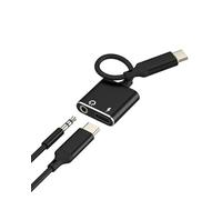 Adaptador USB C a Jack Auriculares 3.5 Mm(2en1)para iPad Cable Cargador Tipo C para iPhone 16 15 Pro para Apple Audio Auxiliar Microfono Dongle Compatible Con Samsung S24 S23 Headphone Android Puerto