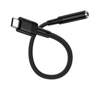 Adaptador USB C a jack, USB C a adaptador de auriculares de 3,5 mm, adaptador de auriculares tipo C a 3,5 mm con chip DAC HiFi para iPhone 17/16/15 Pro Max, Samsung S25/S24/S23/Note20, Huawei P50/P40