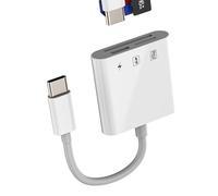Adaptador USB C a lector de tarjetas SD Micro SD Card Reader para Apple iPhone15 para iPad Air MacBook compatible con Samsung Memory Cámara Cable Memoria TF Tarjeta Cámara Adaptador Tarjeta Cámara