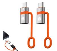 Adaptador USB C a Li-gh-tning, PD60W carga rápida y transferencia de datos, adaptador USB-C macho a placa base IP, compatible con teléfonos móviles 17/17 Plus/17 Pro Max, sin auriculares y funciones