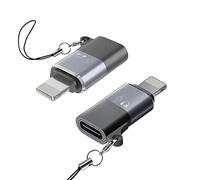 Adaptador USB C a Lig-htn-ing, adaptador iO-S OTG, adecuado para conectar micrófonos inalámbricos, unidades flash USB, lectores de tarjetas, ratones, teclados y otros dispositivos a teléfonos móviles