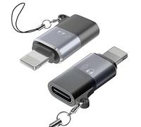 Adaptador USB C a Lig-htn-ing, adaptador iO-S OTG, adecuado para conectar micrófonos inalámbricos, unidades flash USB, lectores de tarjetas, ratones, teclados y otros dispositivos a teléfonos móviles