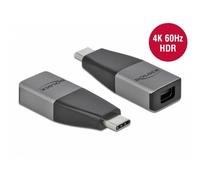 Adaptador USB-C a Mini DisplayPort DeLOCK 4K 60 Hz Gris