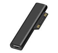 Adaptador USB C a Surface, Adaptador Tipo C a Conector Surface 45W 15V/3A, Compatible con Microsoft Surface Pro 9/8/7/6/5/4/3/X,Surface Go 3, Surface Laptop 5/4/3, Accesorios Surface, Cargador Surface