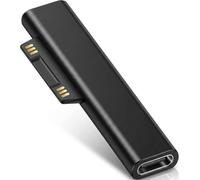 Adaptador USB C a Surface, Conector Magnético Surface Connect para Carga USB-C PD 45W 15V/3A, Compatible con Surface Pro/Laptop/Go, Protección PTC