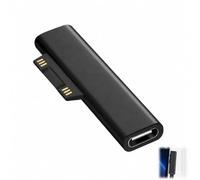 Adaptador USB C a Surface para Microsoft Surfaces Pro 9/8/7/6/5/4/3/X/Go Laptop, conector USB C a Surface Connect, convertidor de carga PD 15 V 3 A 45 W para ordenador portátil magnético