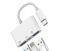 Adaptador USB C a USB 3.0 Type C OTG Cable para iPhone 15 Android MacBook iPad compatible para Samsung Carga Tipo C Conector Memoria Datos Cámara Cámara Convertidor tp-BH