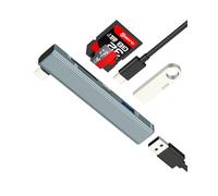 Adaptador USB C a USB A OTG 3.0 (5 en 1) para iPhone 16 15 Pro Max tipo C cable de carga para Apple SD Micro SD TF lector de tarjetas Estación de acoplamiento MacBook Converter para iPad compatible