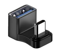 Adaptador USB-C a USB-A OTG con ángulo de 180 y 24 cm de diámetro.