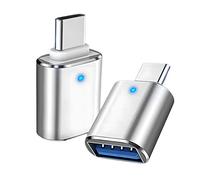 Adaptador USB C a USB, adaptador USB tipo C a USB 3.0 compatible con MacBook Pro 2021 iMac iPad, MacBook Air 2020, Samsung Notebook 9, computadora portátil, monitor y otros dispositivos tipo C