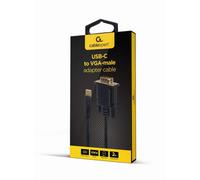 ADAPTADOR USB C A VGA M 2 M NEGRO BLISTER