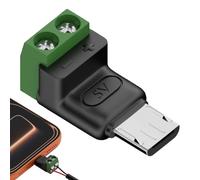 Adaptador USB C - Conector Terminal Macho 2 Pines - USB C Terminal De Tornillo Sin Soldadura | Para Industrial Científico Bricolaje Reparación Carga Teléfonos Tabletas Pequeños Electrodomésticos