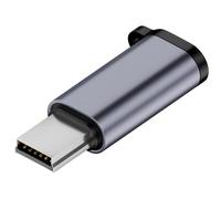 Adaptador USB C - Convertidor mini USB hembra, conector tipo C a mini conector con sincronización de alta velocidad, enchufe de transferencia de carcasa de metal compacto, ideal para tecnología en el