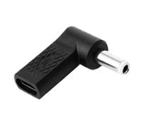 Adaptador USB C DC, conector de anillo de alta compatibilidad Adaptador USB C, Cargador DC, Adaptador de cargador conveniente, conector de carga para la mayoría de ordenadores portátiles