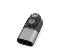 Adaptador USB C de aluminio para linternas LEDLENSER (Plata)
