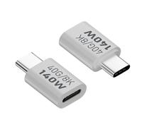 Adaptador USB C de ángulo recto - Adaptador USB C de 90 grados, lleva este adaptador USB C a cualquier lugar y di adiós a instalaciones complicadas | Adaptador de extensión USB C Tipo C 8K 60Hz USB