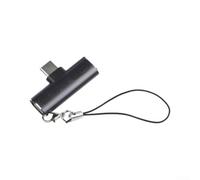 Adaptador USB C Divisor: para carga y Audio Dual Adaptador USB(Audio 202C-100 gray)