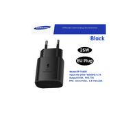 Adaptador USB-C Ep-Ta800 compatible con Samsung 25W PD Super Charger para Galaxy S25S24FE S23S22S21A54A34M54, cable de carga rápida, enchufe europeo