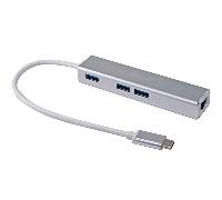 Equip 133481 hub de Interfaz USB 3.2 Gen 1 (3.1 Gen 1) Type-C 5000 Mbit/s Plata