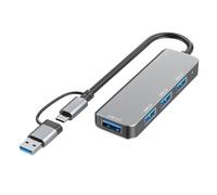 Adaptador USB C, estación de carga eficiente de velocidad rápida para oficina y entretenimiento, soporta salida de 3,5 mm y lectura de tarjetas