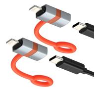 Adaptador USB C hembra a Lightning para iPhone 14 13 Pro Max para Apple Cable Cargador Carga (lote de 2) para iPad Conector rápido convertidor Cable tipo C accesorio dispositivo portátil
