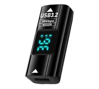 Adaptador USB C hembra a USB-3.1 hembra, convertidor de pantalla digital A a tipo C, transmisión de alta velocidad de 10 Gbps, accesorio de extensión compacto bidireccional para laptop, PC, teléfono