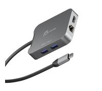 Adaptador USB-C j5create JCD3191-N con HDMI 4K y Ethernet Gigabit