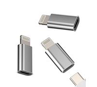 Adaptador USB C Lightning Jack Convertidor Type C Cable Toma (3 Pack) Type-C Hembra Cables para Apple Macho Enchufe Accesorios para Iphone 14 13 12 11 Pro Max 7 8 Plus X SE XS XR para iPad Air