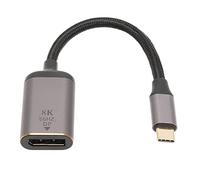 Adaptador USB C Macho a Hembra DP, Adaptador USB C a DisplayPort 8K 30Hz 4K 144Hz HDR Aleación de Aluminio para el Hogar