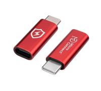 Adaptador USB-C MicroConnect MC-CCADAP-SC Rojo Bloqueo Datos 5V 2,4A Aluminio