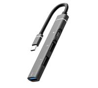 Adaptador USB C multifuncional 4 en 1, convertidor tipo C a PD USB2.0 USB3.0, extensor de carga OTG Gadget