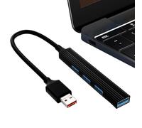 Adaptador USB C multipuerto, distribuidor para ordenador - Distribuidor USB de 4 puertos, extensor USB para portátil, unidad USB, disco duro, consola, cámara, teclado, s