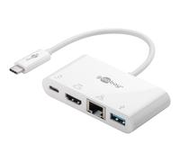 Adaptador USB-C multipuerto HDMI, RJ45, USB-A y USB-C PD