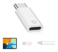 Adaptador USB C para Apple Pencil 1ª Generación, Adaptador de Carga y Emparejamiento Bluetooth, Conector Macho a Hembra USB-C a Lightning para iPad 10ª Generación, Diseño Compacto y Portátil