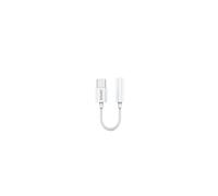 Savio Adaptador USB-C a Jack 3.5 mm AK-51 Blanco 11 cm