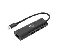 Adaptador USB-C Tripp Lite U460-003-3A1GB Hub 3xUSB 3.1 Gen1 Ethernet Gigabit