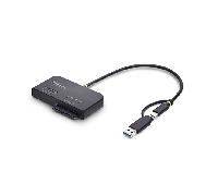 StarTech Adaptador USB-C/USB-A a NVMe M.2 y SATA 2,5/3,5in 10Gbps Lector de SSD Sin Herramientas